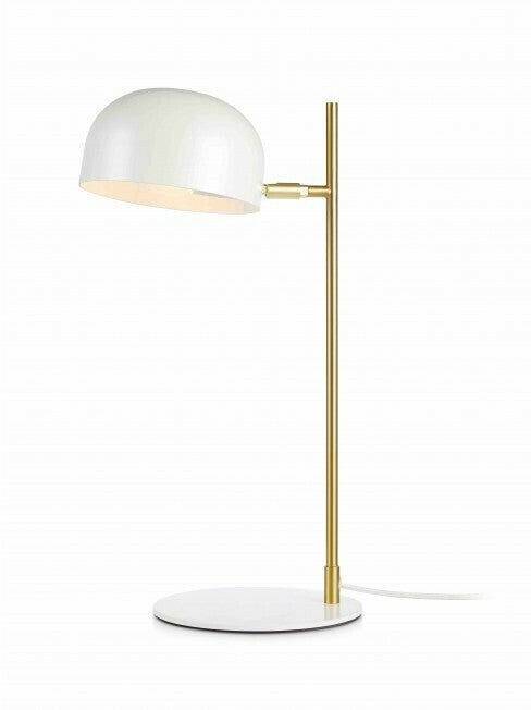 Lámparas Markslöjd Lighting Pose Desk Table Lamp 1 Light White, Brushed Brass