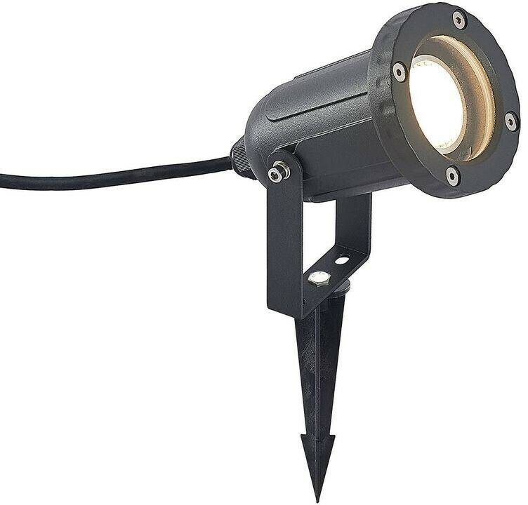 Lámparas de exterior Lindby Donnacha outdoor spotlight with ground spike