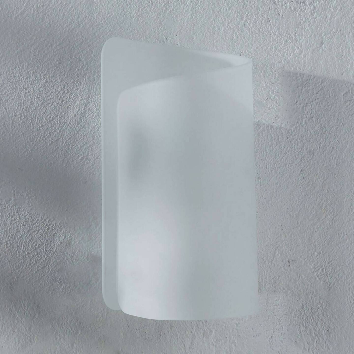 Selène Papiro wall light, satin finish Lámparas