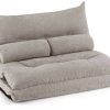 Costway Lazy 6-tier sofa bed with 2 pillows 180cmgrey Sofás