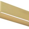 Orion Leuchten Bernhard LED wall light, up/downlight, brass Lámparas