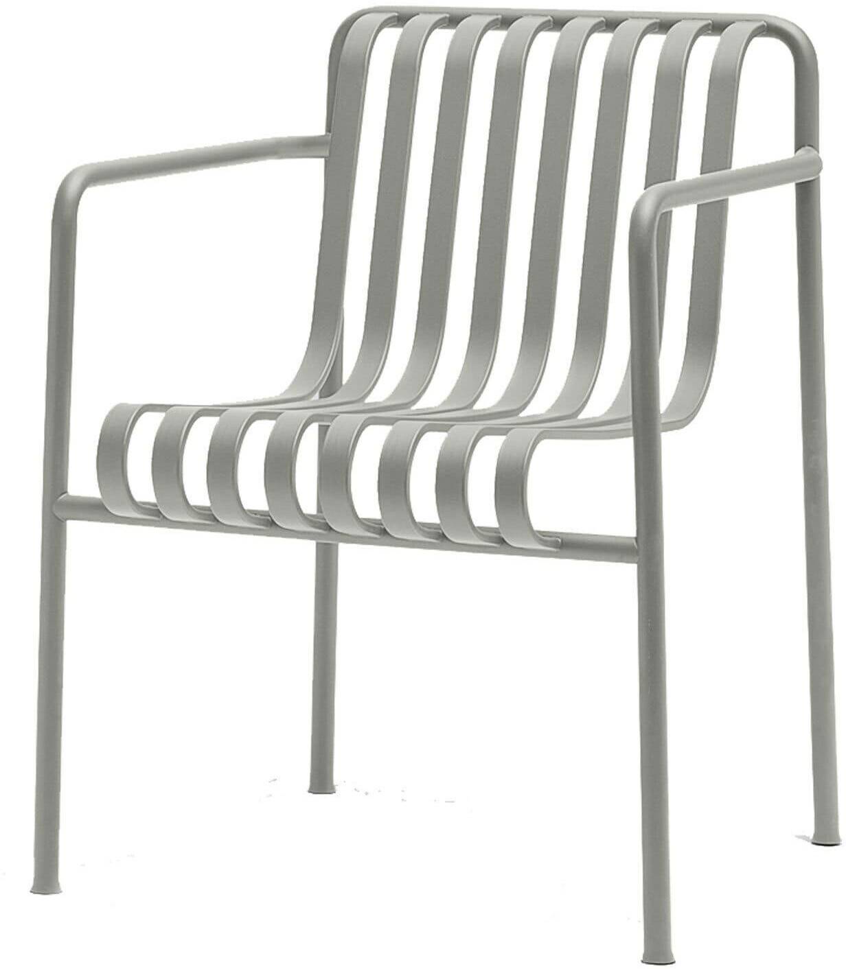 HAY Palissade Dining Armchair HAY Palissade Dining Armchairfoggy grey gris