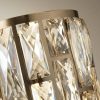 Lámparas Searchlight Bijou table lamp, brass, crystal glass