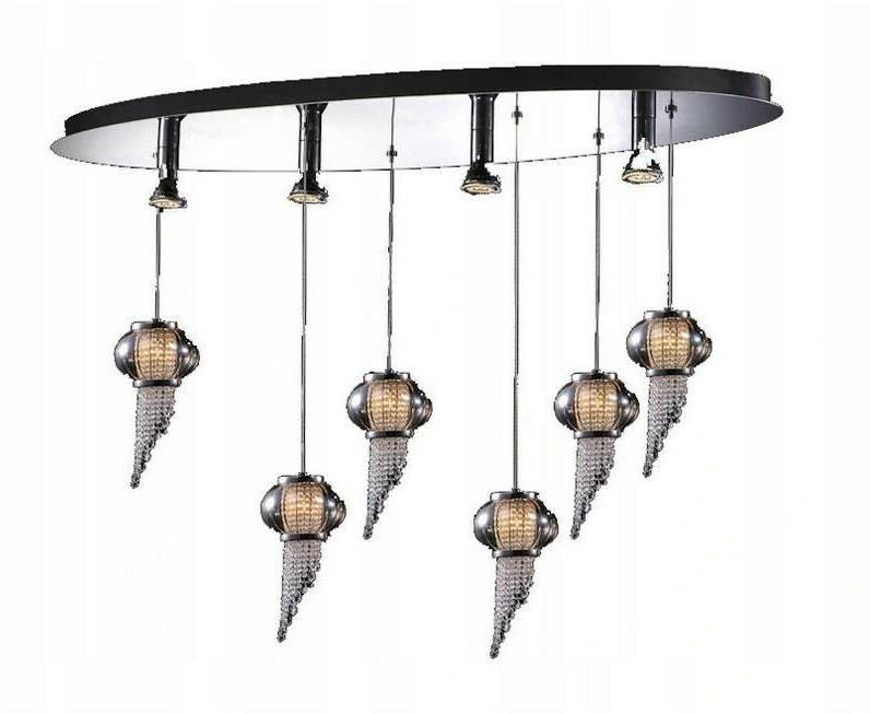 Italux MD115824-6PLUS4L O - Ceiling light CARLO 10xG4/20W/230V Lámparas