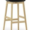 Muebles de diseño Normann Copenhagen Hyg Oak bar chair - black - 94x46.5xØ47.5x seat height 75 cm