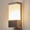 Lindby Square Kirana stainless steel outdoor wall light Lámparas de exterior