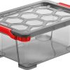 Rotho Evo Total Protection 39,3x28,3x16cm 11L Rotho Evo Total Protection 39,3x28,3x16cm 11LAnthracite/Red