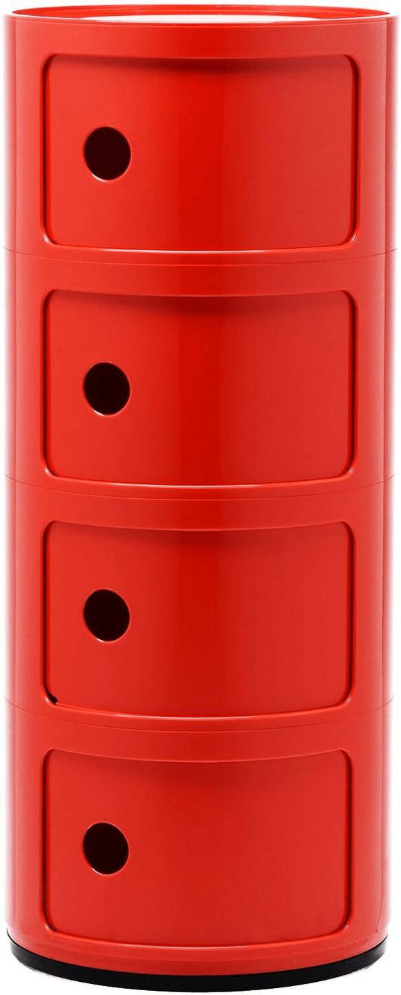 Kartell Componibili 4 Elements (4985)red (498510) rojo Kartell Componibili 4 Elements (4985)