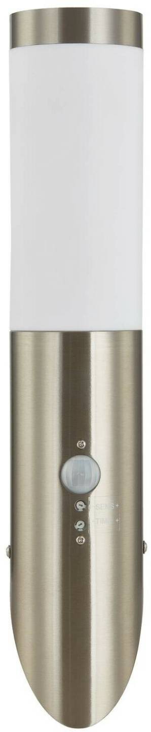 Lindby Statius external wall torch stainless steel opal Lámparas de exterior