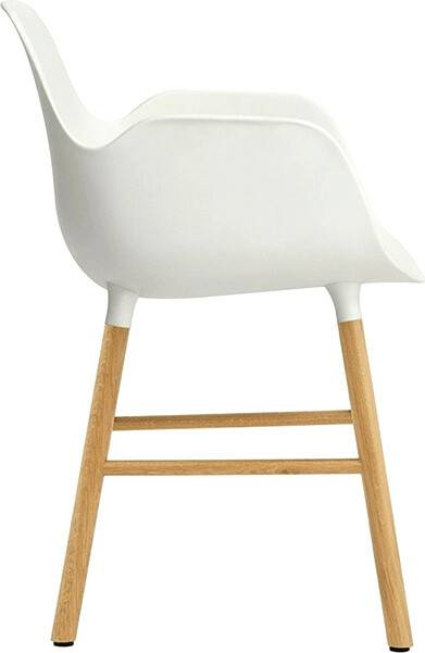 Normann Copenhagen Form Armchair Normann Copenhagen Form Armchairwhite/oak (602763) blanco