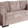 Sofás Mirjan24 Olimpia Cord Couch Sofa Bed with Sleep Function/Bed Box Freestanding 3 Seater Foldable Sofa (Poso 145)