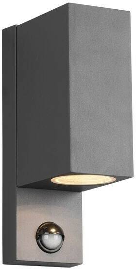 Lámparas de exterior Trio Roya outdoor wall light, 2-flames, sensor, square head