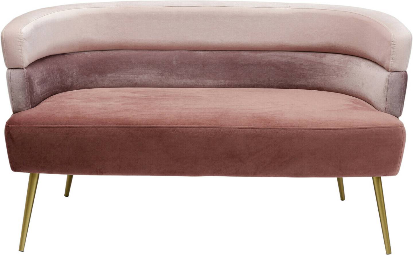 KARE Sofa Sandwich 2-Seater Pink Sofás