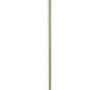 Lámparas Dyberg Larsen Sleep floor lamp Shiny White/Antique Brass