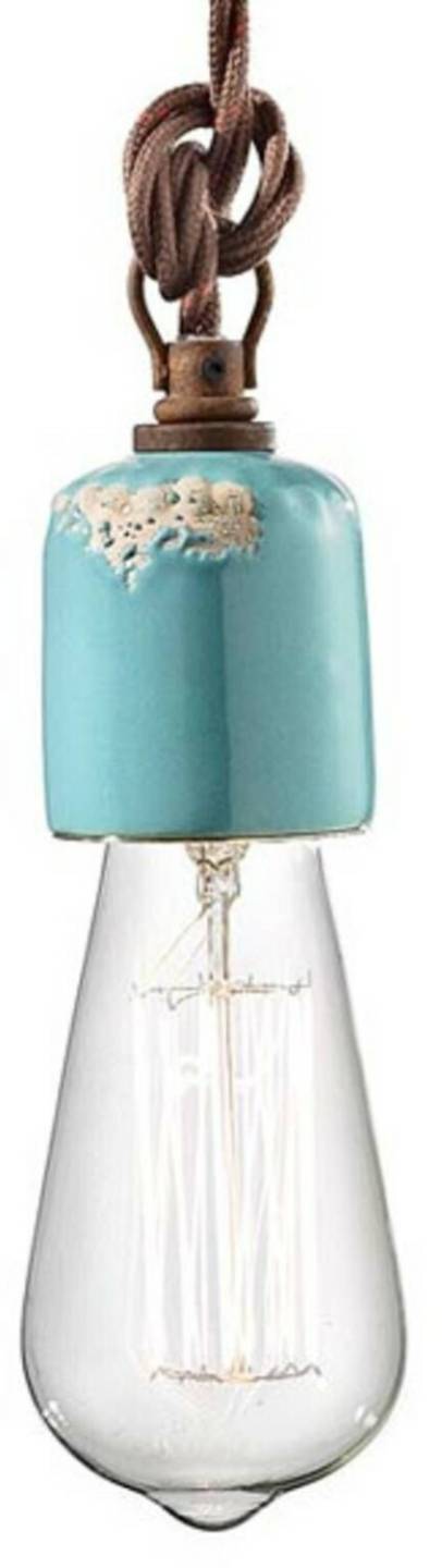 Ferroluce C660 pendant lamp turquoise Lámparas