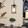 Lámparas de exterior Lindby Filimon outdoor pendant light, dark gray, E27