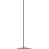 Lucande LED hanging light Lythara, gold, Ø 50 cm, aluminum Lámparas