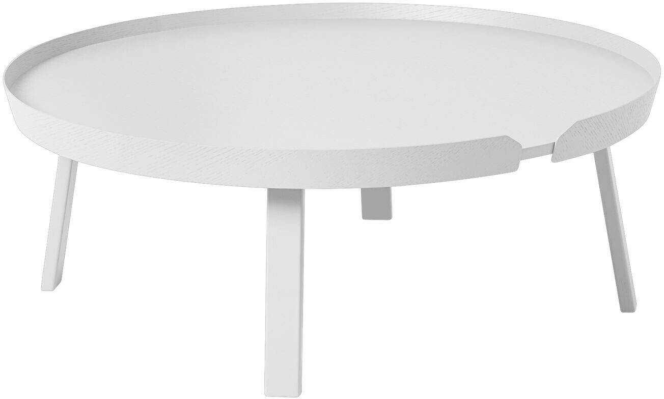 Muuto Around Table XL 95x36x95 cm White (210) Muebles de diseño