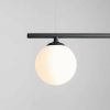 Pendant light Beryl three-light black Lámparas