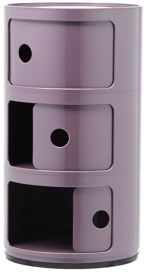 Kartell Modular 3 Elements (4967)Componibili purple lila Kartell Modular 3 Elements (4967)