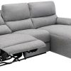 Kauf-Unique LUNANO Corner Sofa Fabric R light grey Sofás