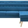 Sofás vidaXL Angle Couch Fabric 171,5 x 138 cmSofa Blue