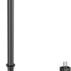 ledscom.de Garden spotlight KUK with ground spike for outside stainless steel black, 5.38W 524lm 30° white SET-2505-W Lámparas de exterior