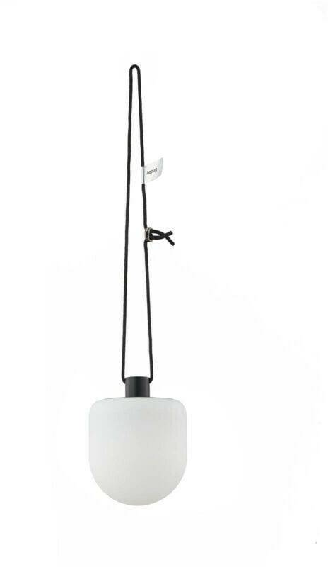 Lámparas de exterior Lindby LED outdoor hanging light Eleia, 2,700 K, 16 cm, battery