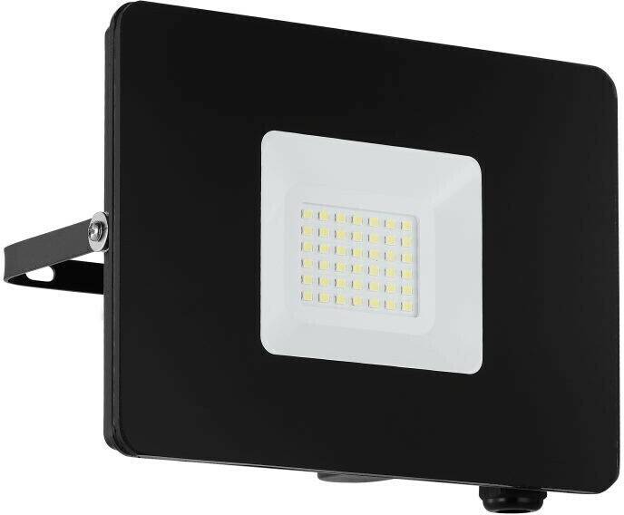 Eglo LED outdoor spotlight Faedo 3 in black, 30W Lámparas de exterior