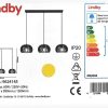 Lindby Corded ceiling light JUSRA 3xE27/60W/230V Lámparas