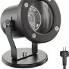 ledscom.de KUK garden spotlight, black, 5.38W 524lm 30° white Lámparas de exterior