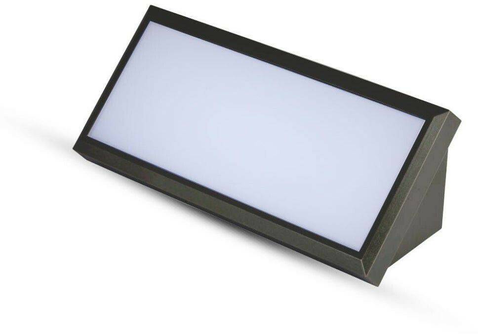 V-TAC LED wall light for outdoor use LED/12W/230V 6400K IP65 black Lámparas de exterior