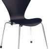 Fritz Hansen Series 7 children's chair ash chrome-plated midnight blue chrome-plated 40x60x40cm Muebles de diseño