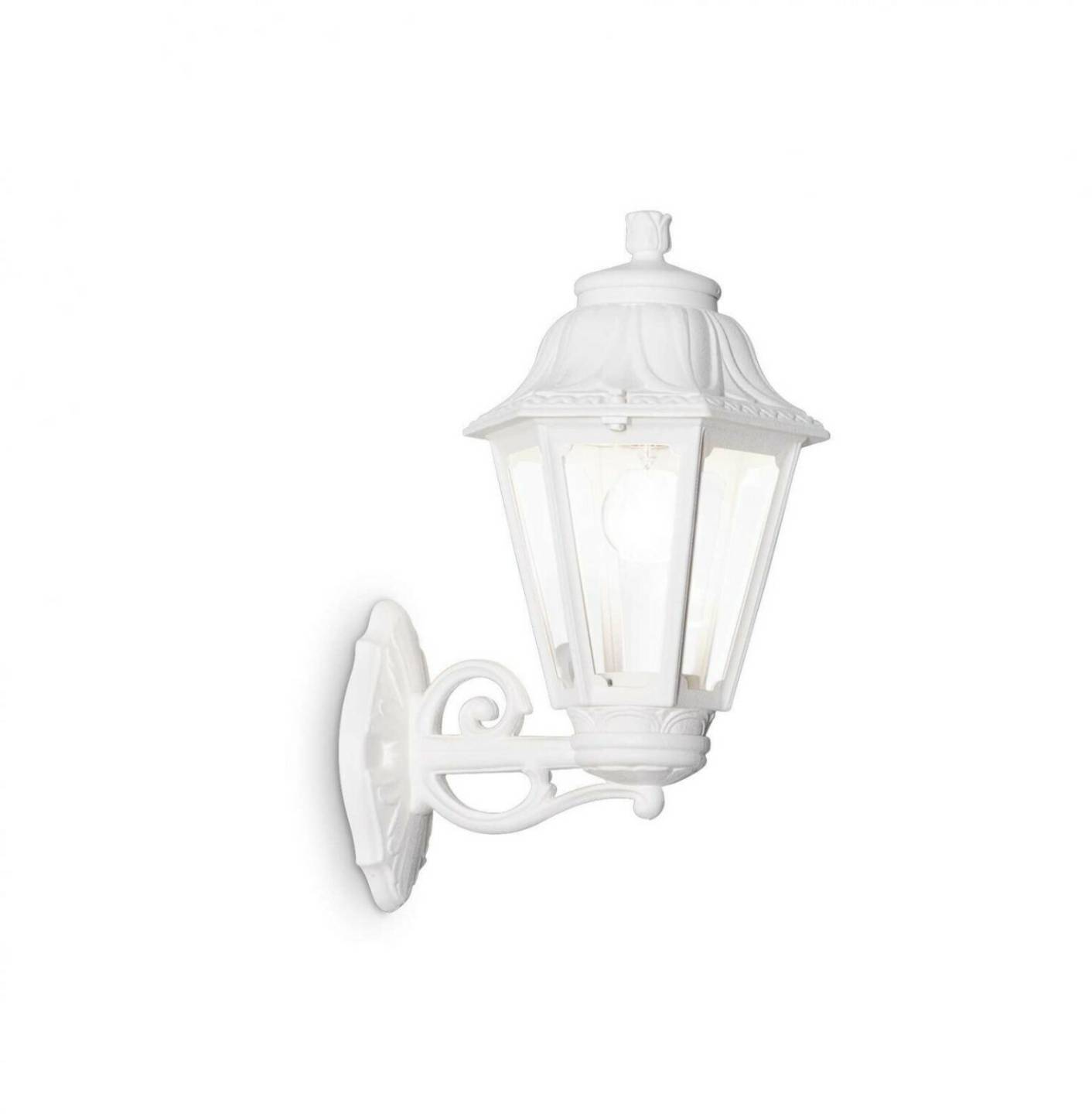 Lámparas de exterior IDEAL LUX DAFNE wall light E27 ⌀220mm dimmable white IP55 120423