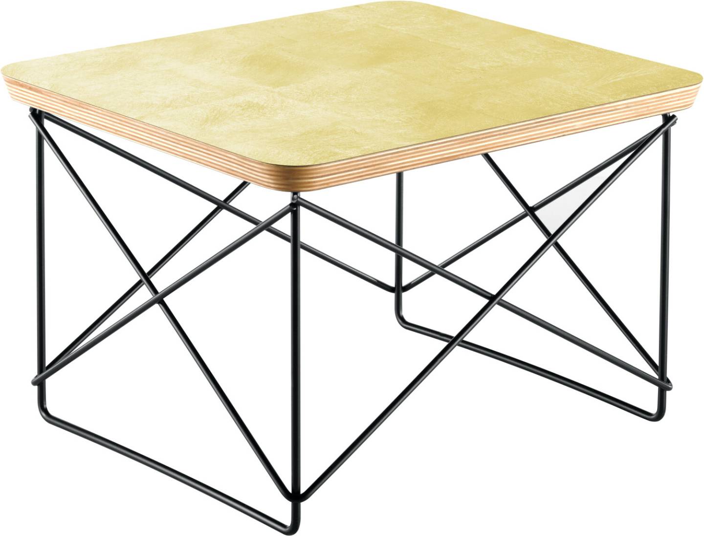 Muebles de diseño Vitra Occasional Table LTR 39x25x33 cm gold leaf (20119539) (404)