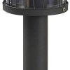 Lámparas de exterior Lindby Yonan pedestal light, round, dark grey, E27