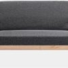 sweeek Isak single sofa dark gray 114x69.5x73 cm dark gray Sofás