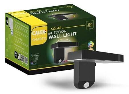 CalEx Smart outdoor solar wall light, sensor, RGBW Lámparas de exterior