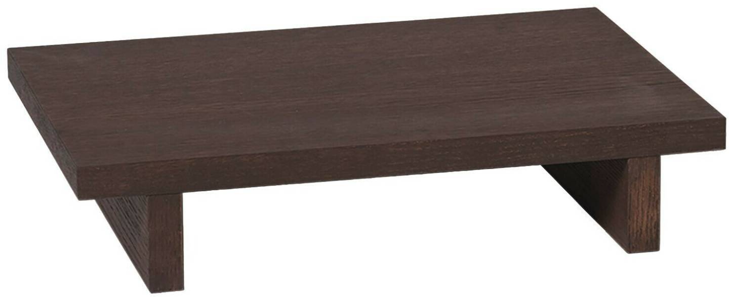 ferm LIVING Kona Low side table 49x335cm dark oak oak 49x10x33.5cm Muebles de diseño