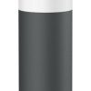 Lámparas de exterior ledscom.de PORU bollard light anthracite for outdoor use, round, 39 cm, incl. E27 lamp, energy efficiency class A, frosted (warm white, 4W, 935lm)