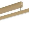 Lucande Smart LED ceiling light Mylosh, gold, CCT, Tuya Lámparas