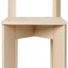 ferm LIVING Ark chair natural treated ash for self-assembly natural 40x78x45.7cm Muebles de diseño