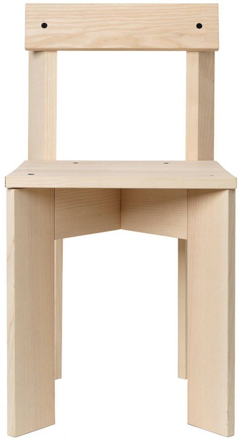 ferm LIVING Ark chair natural treated ash for self-assembly natural 40x78x45.7cm Muebles de diseño