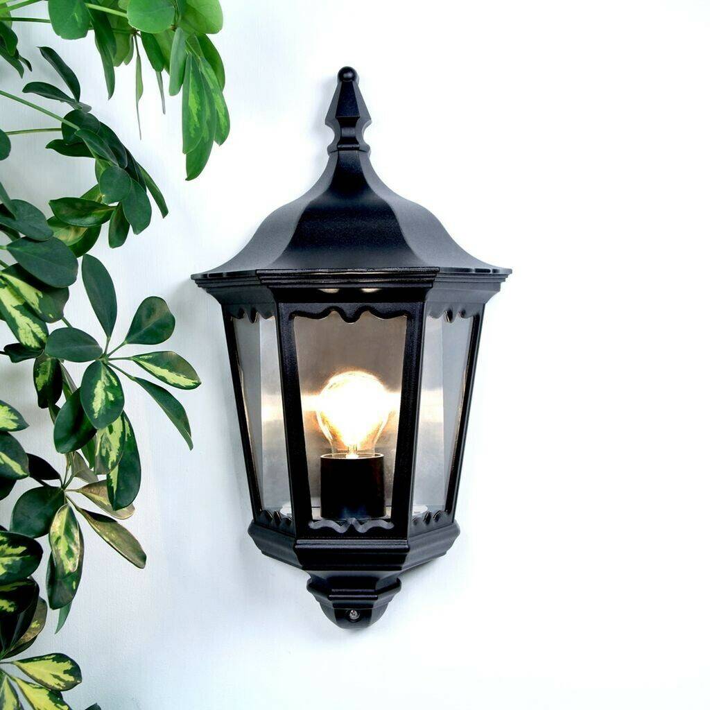 Lámparas de exterior Lindby Outdoor wall light Lieva, black