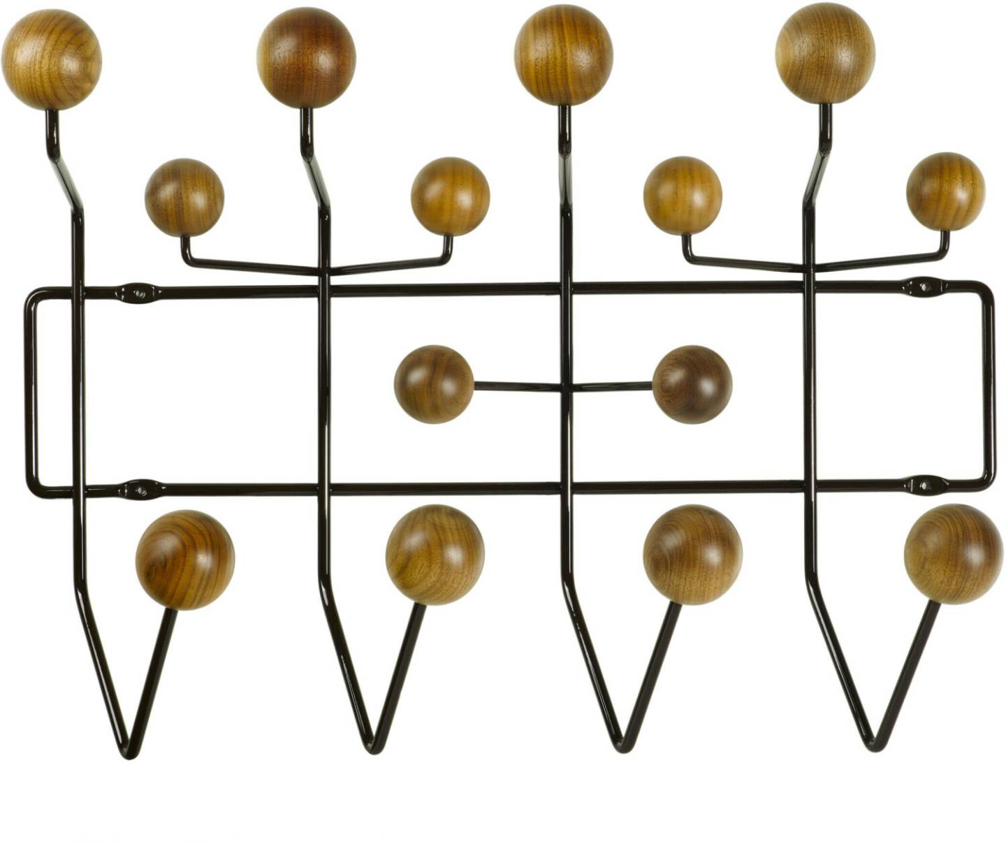 Vitra Hang it all colgadorCoat Hanger Walnut Brown color madera Vitra Hang it all colgador