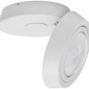 Lámparas Megatron Solo Movimento LED ceiling spot, white