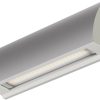 ledscom.de LED wall light/stair light SEGIN IP54, flat, downlight, matt gray, square, 6.3 W, 630lm, cold white Lámparas de exterior