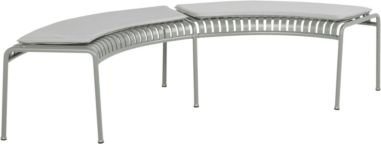 HAY Palissade Park Benchsky grey gris HAY Palissade Park Bench