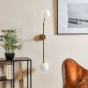 Pure wall light, two-flame gold vertical Lámparas