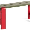 HAY Weekday bench L 111 cm HAY Weekday bench L 111 cmwine red/olive verde